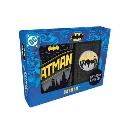 DC Comics Batman Tiny Book and Pin Set