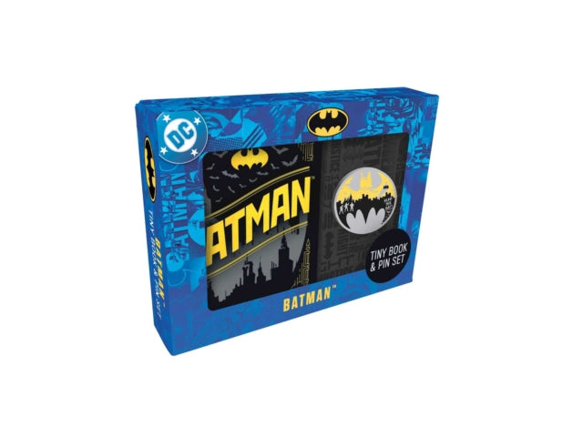 DC Comics Batman Tiny Book and Pin Set