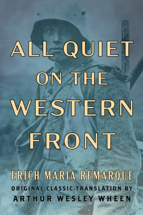 All Quiet on the Western Front Original Classic