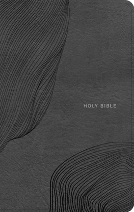 CSB SingleColumn Compact Bible Digital Study Edition Charcoal Leathertouch