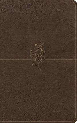 CSB SingleColumn Personal Size Bible Digital Study Edition Brown Leathertouch