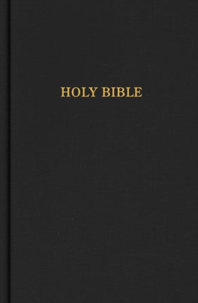 KJV Study Bible Personal Size Edition Black Cloth Over Board