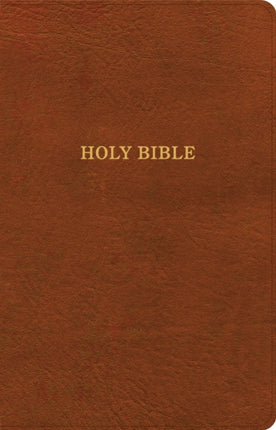 KJV Thinline Bible Burnt Sienna Leathertouch