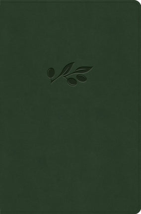NASB Giant Print Reference Bible Olive Leathertouch