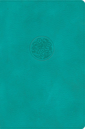 NASB Giant Print Reference Bible Teal Leathertouch