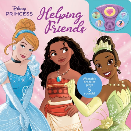 Disney Princess Helping Friends Book and Bracelet