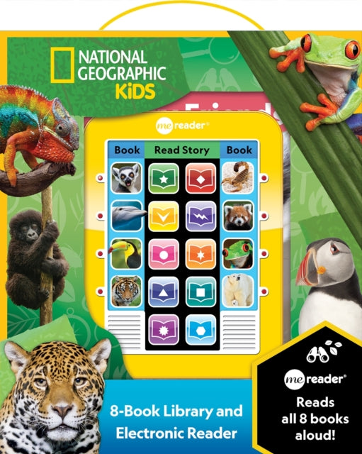 National Geographic Kids Me Reader 8Book Library and Electronic Reader Sound Book Set