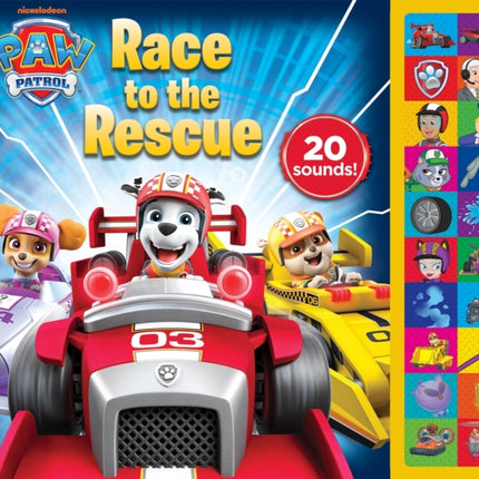 Paw Patrol Race to the Rescue Sound Book