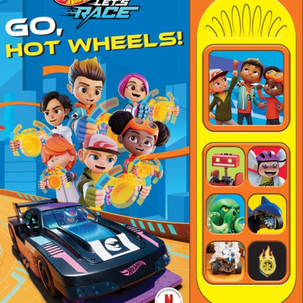 Hot Wheels Lets Race Go Hot Wheels Sound Book