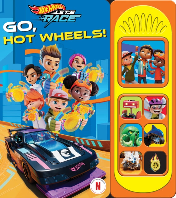 Hot Wheels Lets Race Go Hot Wheels Sound Book