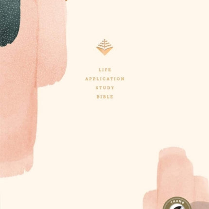 NLT Life Application Study Bible Third Edition Hardcover Cloth Soft Pink Indexed Red Letter