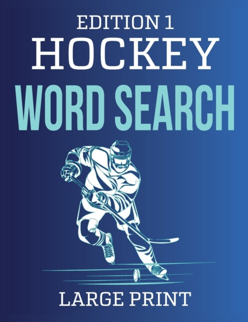 Hockey Word Search Large Print For Adults: