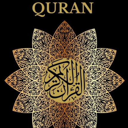 The holy Quran: Clear & Easy To Read With English in black