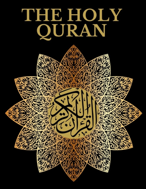 The holy Quran: Clear & Easy To Read With English in black