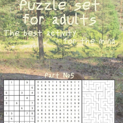 Puzzle set for adults: The best activity for the