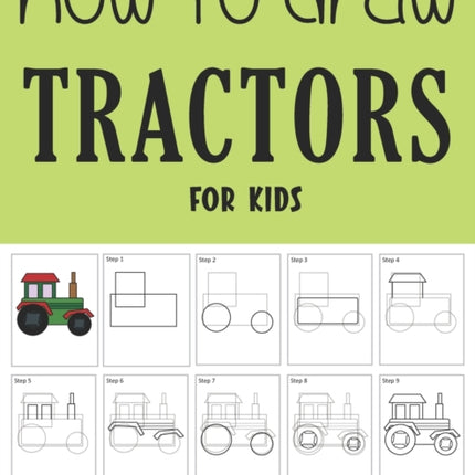 How to Draw Tractor for Kids