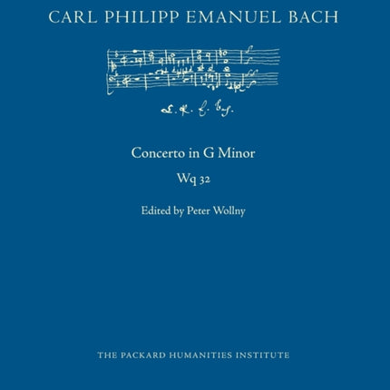 Concerto in G Minor, Wq 32