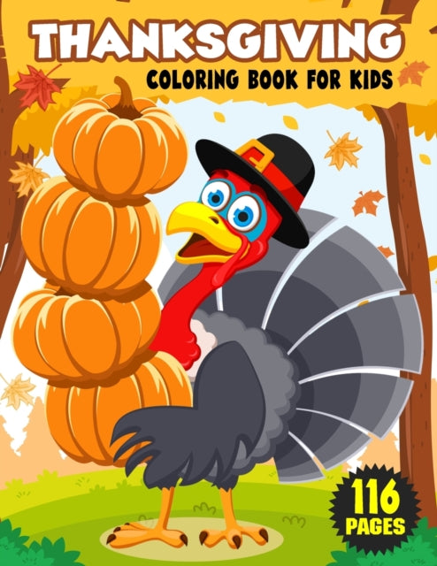Thanksgiving Coloring Book for Kids: Simple and