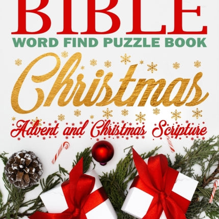Christmas Word Search, Bible Word Find Puzzle Book for Adults, Advent and Christmas Scripture: Gifts for Christmas, Family Worship