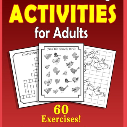 Fun and Relaxing Activities for Adults: Puzzles for People with Dementia [Large-Print]