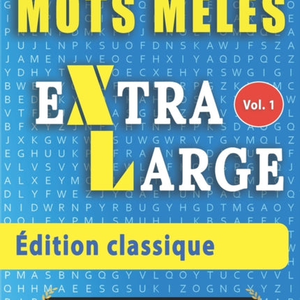 Mots Mélés Extra Large: Edition Classique