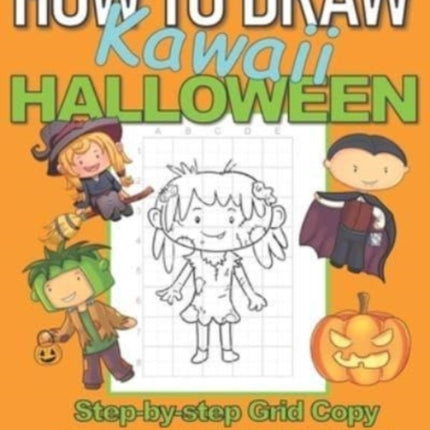 How to Draw Kawaii Halloween: A Step-By-Step Grid