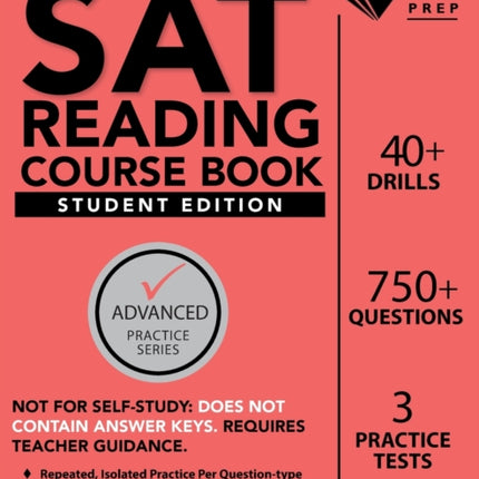 SAT Reading Course Book: Student Edition