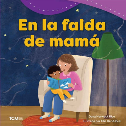En la falda de mamá