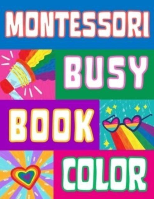 Montessori Busy Book for Babies & Toddlers: Premium Color Baby Books Nurturing 1-3 Year Memory for Boys & Girls, Stimulate Cognitive Growth & Creativity, Ideal for Autism Sensory Educational, Preschool Learning, Kindergarten Activities & Sp