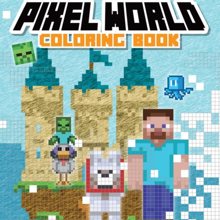 The 8Bit Pixel World Coloring Book