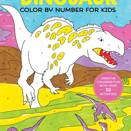 Dinosaur Color by Number for Kids