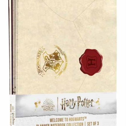 Harry Potter: Welcome to Hogwarts Planner Notebook Collection (Set of 3)