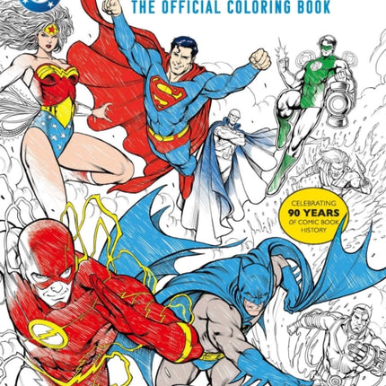 DC Comics 90th Anniversary Official Coloring Book