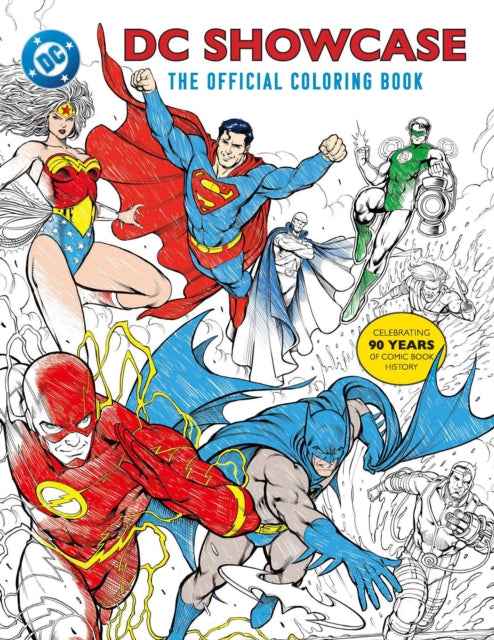 DC Comics 90th Anniversary Official Coloring Book