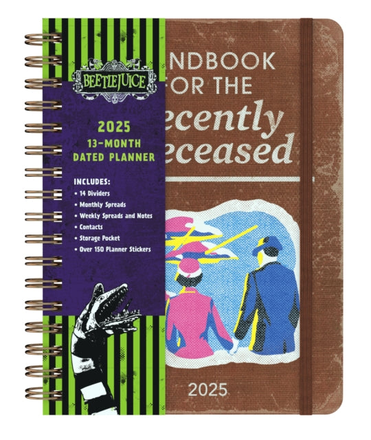 2025 Beetlejuice 13Month Weekly Planner