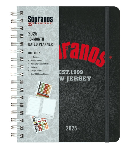 2025 The Sopranos 13Month Weekly Planner