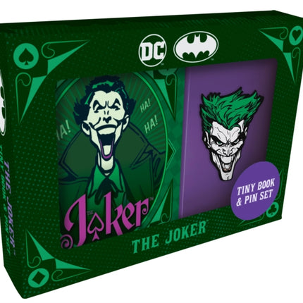DC Comics The Joker Tiny Book and Pin Set