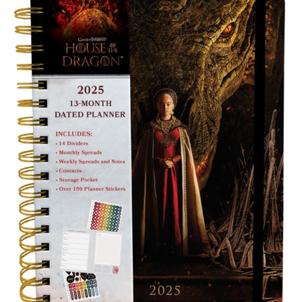 2025 House of the Dragon 13Month Weekly Planner