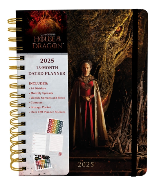 2025 House of the Dragon 13Month Weekly Planner