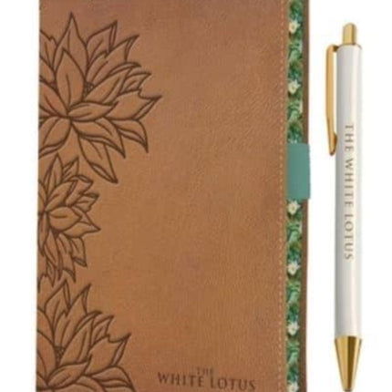 The White Lotus Journal and Pen Set