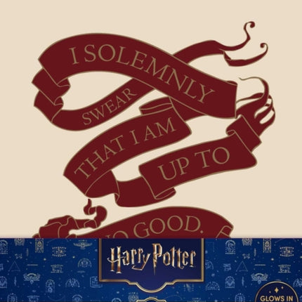 Harry Potter Marauders Map Glow in the Dark