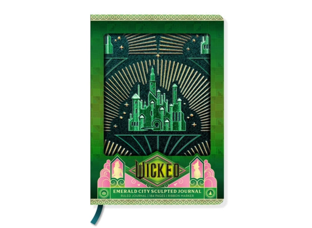 Wicked Emerald City Sculpted Journal