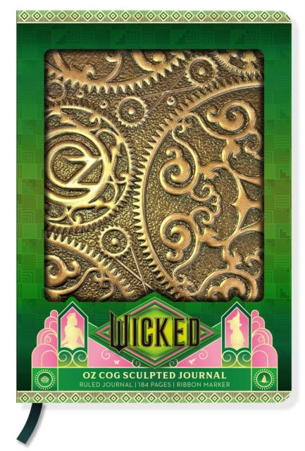 Wicked Oz Cogs Sculpted Journal