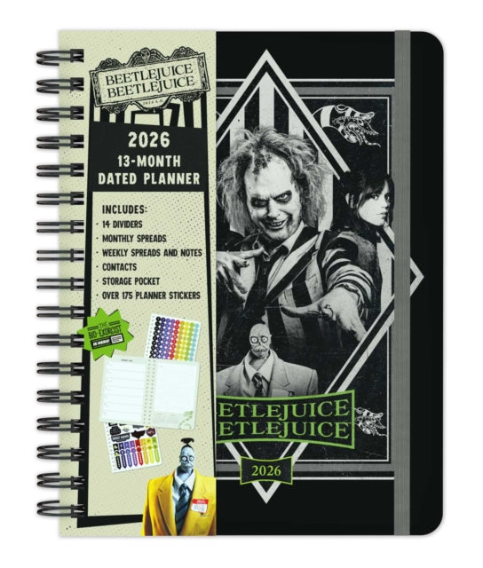 2026 Beetlejuice Beetlejuice 13Month Weekly