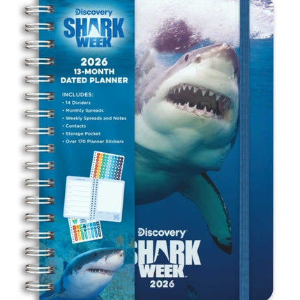 2026 Shark Week 13Month Weekly Planner