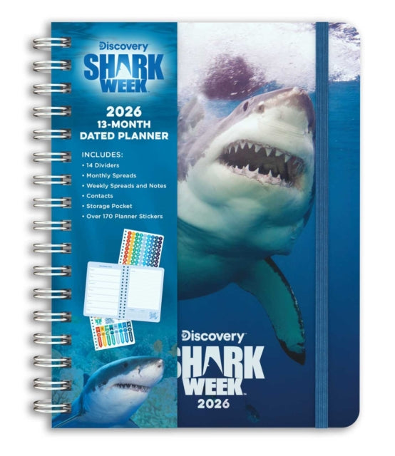 2026 Shark Week 13Month Weekly Planner