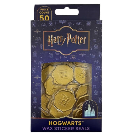 Harry Potter Hogwarts Gold Wax Sticker Seals Set
