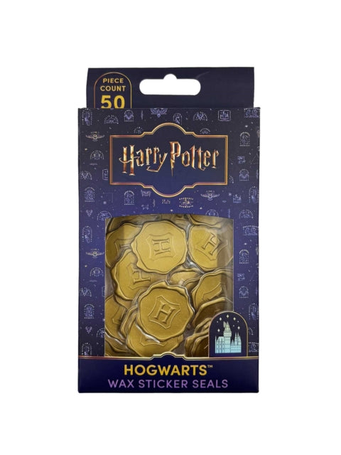 Harry Potter Hogwarts Gold Wax Sticker Seals Set