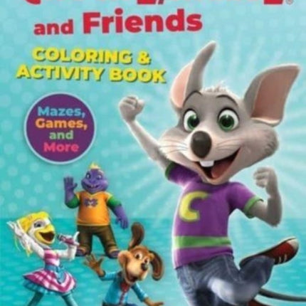 Chuck E. Cheese  Friends Coloring  Activity Book