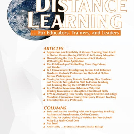 Distance Learning Volume 19 Number 2 2022